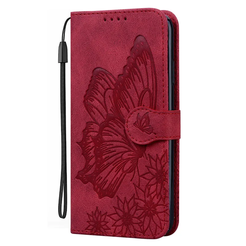 For Redmi 9 Case Wallet Bags Coque For Xiaomi Redmi 9A 9AT Flip Cover For Xiomi Redmi9 T 9T 9 Power Butterfly Leather Phone Case
