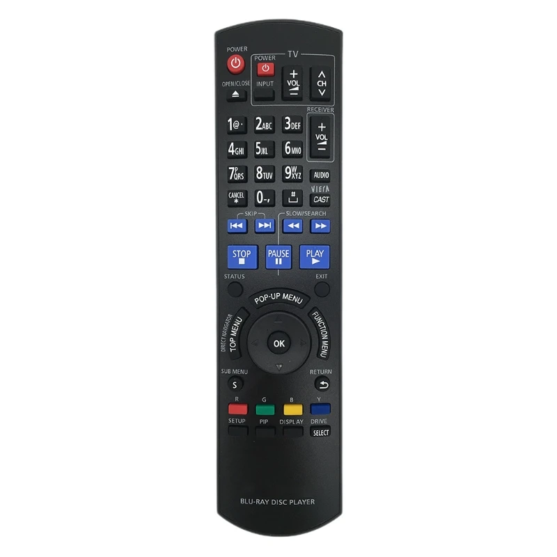 

H37F New Replacement Remote Control For Panasonic- N2QAYB000273 DMR-EH575 DMR-EH575EG N2QAYB000344