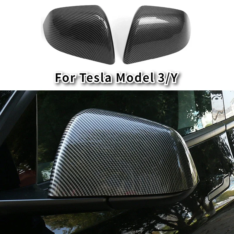 Крышка зеркала заднего вида для Tesla Model 3 Y ABS защитная крышка декоративная рамка