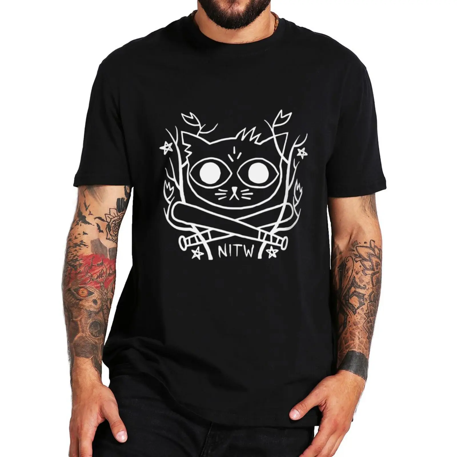 

Night in the Woods NITW T-Shirt AVG Adventure Game Fans T Shirt Short Sleeve 100% Cotton EU Size Tops Tee