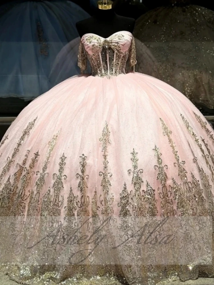 Роскошное бальное платье розового цвета для выпускного вечера танцевальное Desses