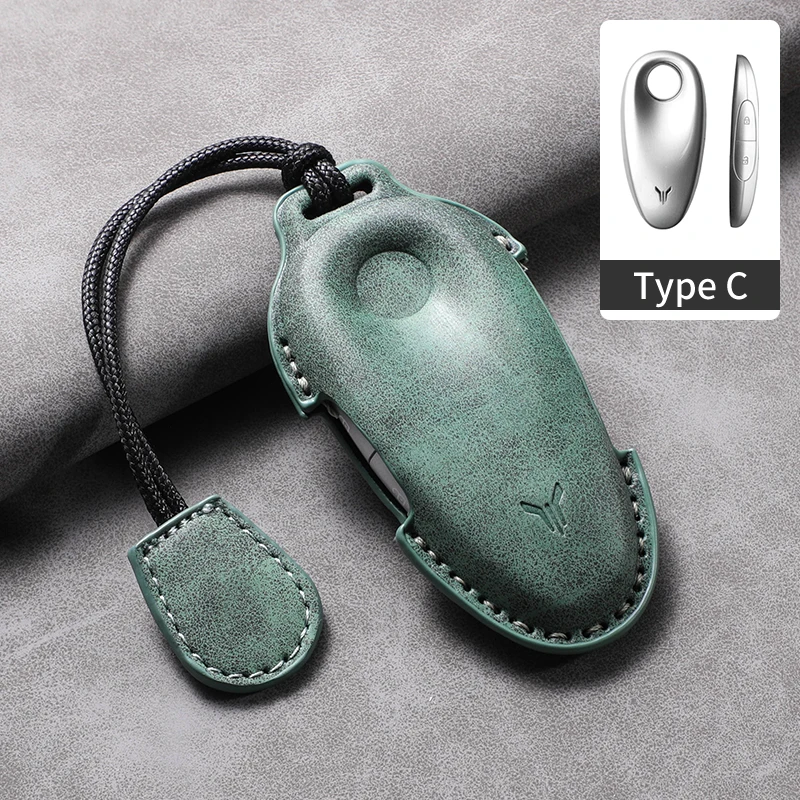 

3D замшевый кожаный чехол для дистанционного ключа автомобиля для Voyah Free Voyah I-Free I-Free Voyah Keyless Smart Key Shell Аксессуар