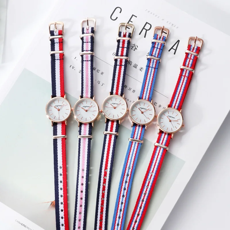 Женские Модные холщовые ремни для мужчин и женщин среднего школьного возраста