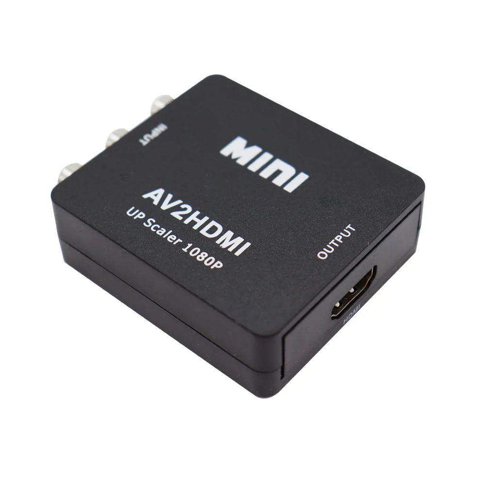 AV2HDMI HDMI-совместимый с RCA AV/CVSB L/R Video1080P композитный преобразователь для HD-видео мини