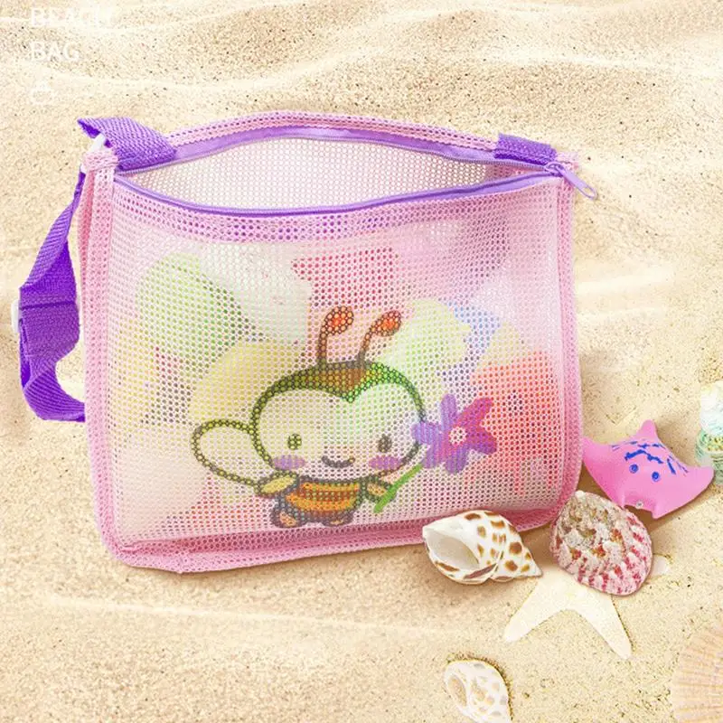 

Пляжная игрушка, сетчатая сумка, портативная детская ракушка, пляжные игрушки, хранение одежды, аксессуары для плавания на открытом воздухе для мальчиков и девочек