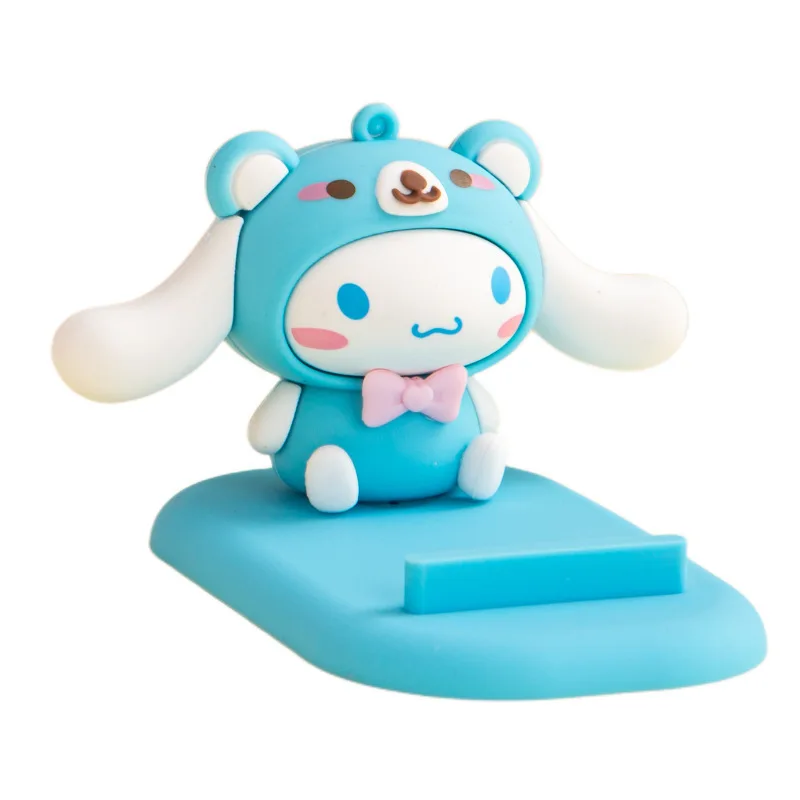 

Sanrio Kawaii PVC Soft Adhesive Hello Kitty Kuromi My Melody Cinnamoroll Mobile Phone Tablet Stand Desktop Lazy Stand New Idea