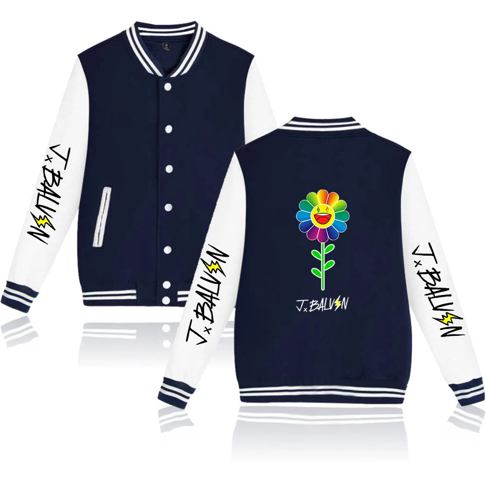 Спортивный костюм J BALVIN модные бейсбольные куртки в стиле Харадзюку унисекс