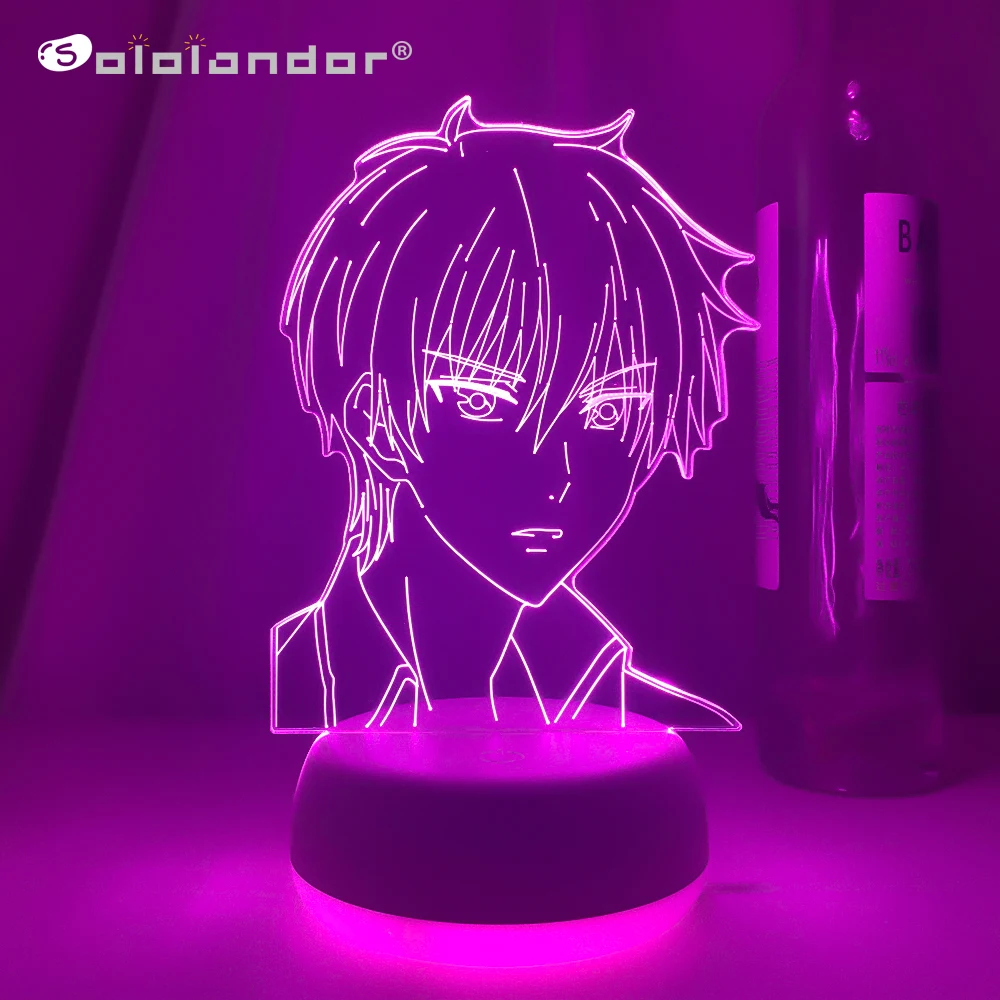 

Acrylic 3d Lamp Anime Fruits Basket Kyo Sohma for Bedroom Decor Night Light Children's Birthday Gift Room Desk Led Lights Manga