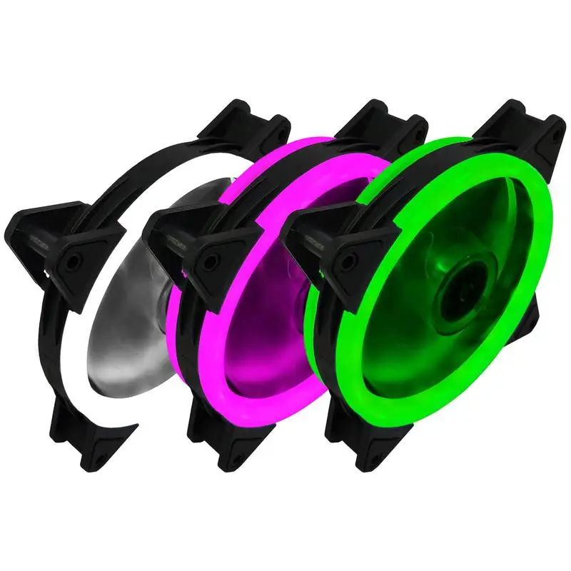 

Вентилятор для ПК, многофункциональный бесшумный охлаждающий прибор для компьютера, с подсветкой, для корпуса ПК, настольного компьютера