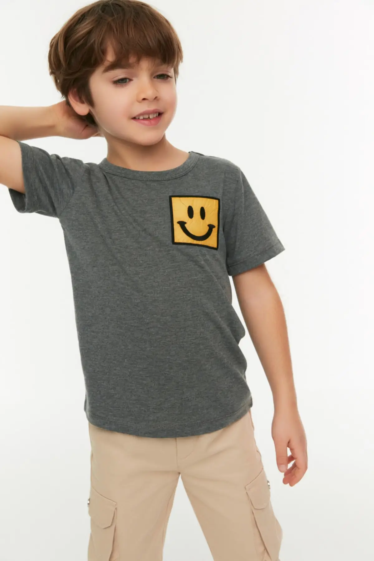 

Вязаная футболка для мальчиков TKDSS22TS1179