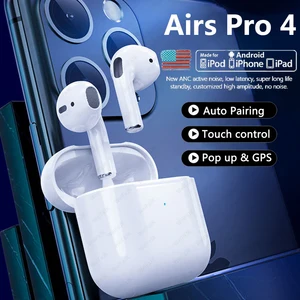 Original Air Pro 4 TWS Wireless Headphones Bluetooth 5.0 Earphone Earpod Earbuds Gaming Headset For  in USA (United States)