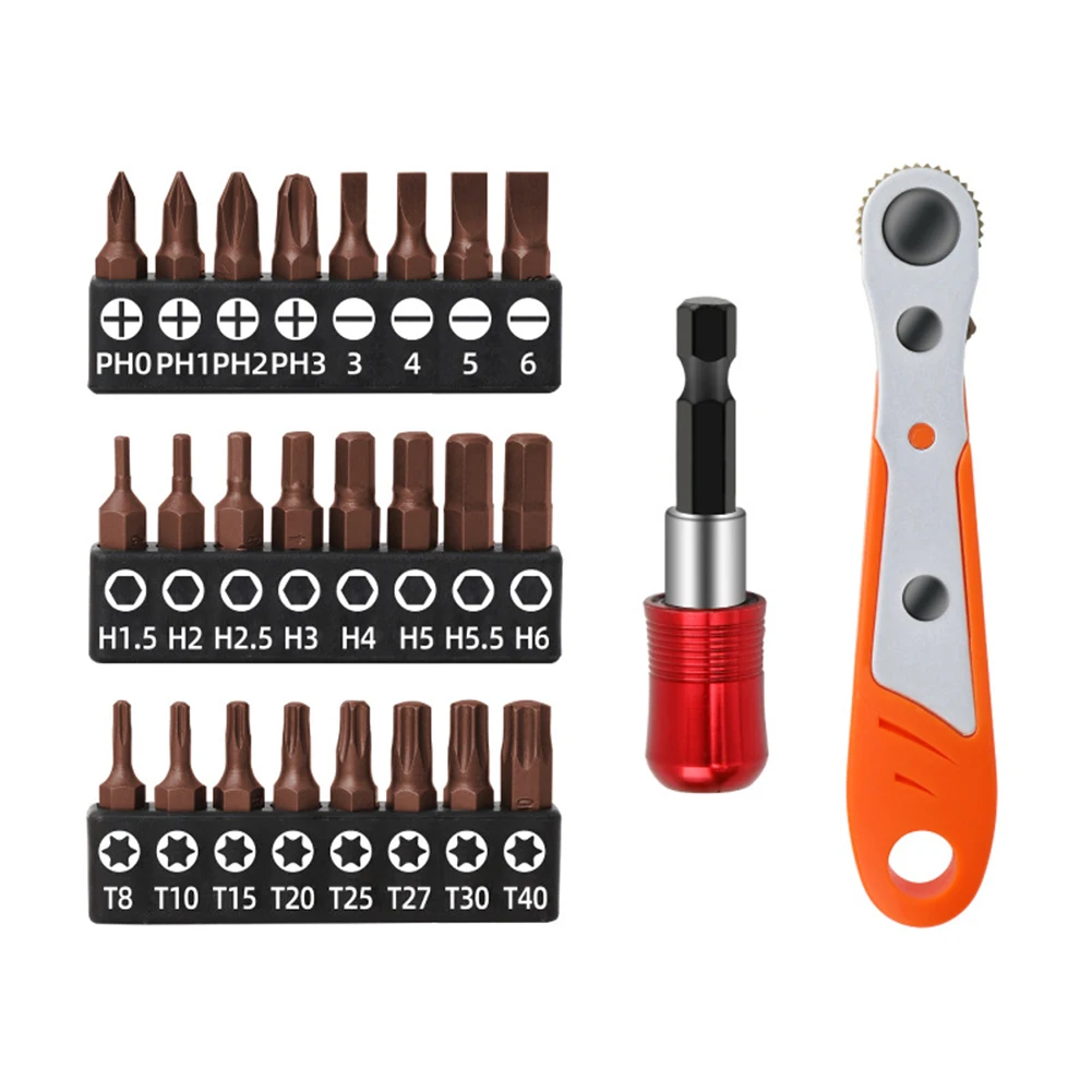 

Screwdriver Set Screwdriver Bits Electric Drills With Speed Regulating Device Strong Torsion 1/4 Inch Hex 25mm