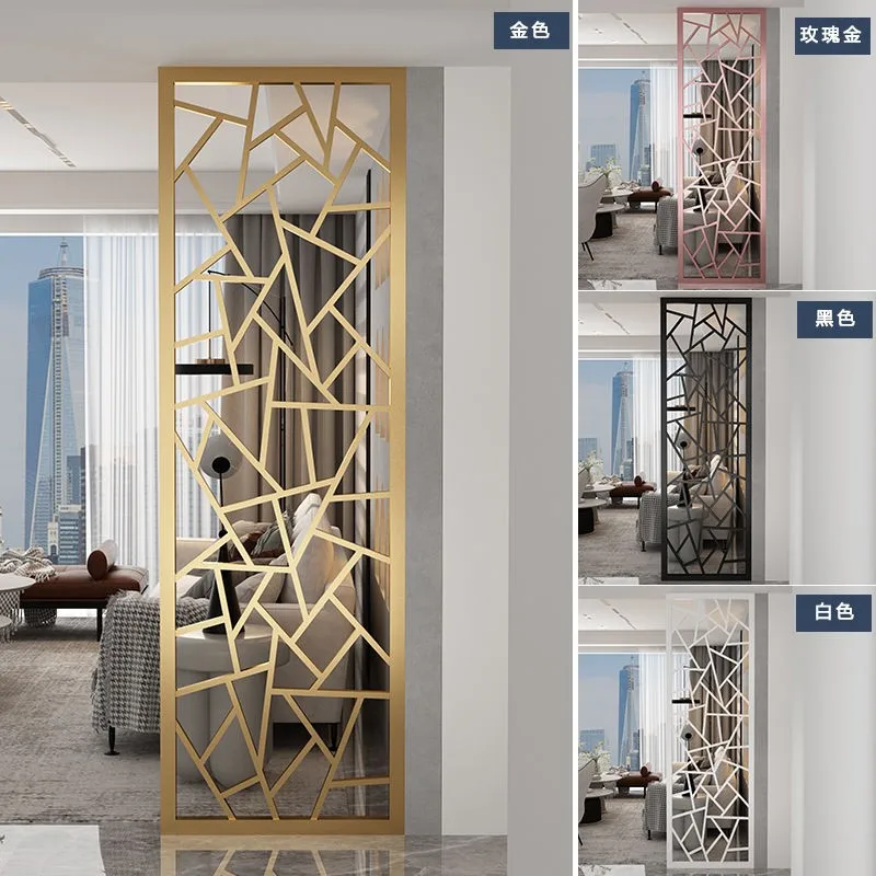 

Custom-made New Chinese Wrought Iron Screen Partition, Light Luxury, Modern Simplicity, Hollow Decoration of Living Room Porch