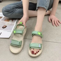 sports sandals female ins tide 2021 summer new net red korean version of the student flat female sandals womens shoes