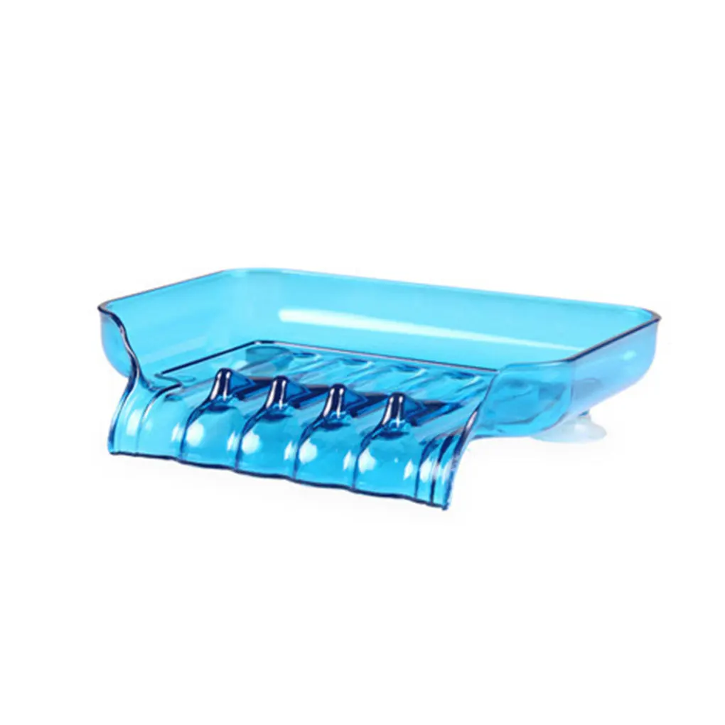 

Новая присоска дренаж для мыла поднос для мыла Нескользящая Коробка для мыла поднос для туалетного душа Губка сливные стойки аксессуары дл...