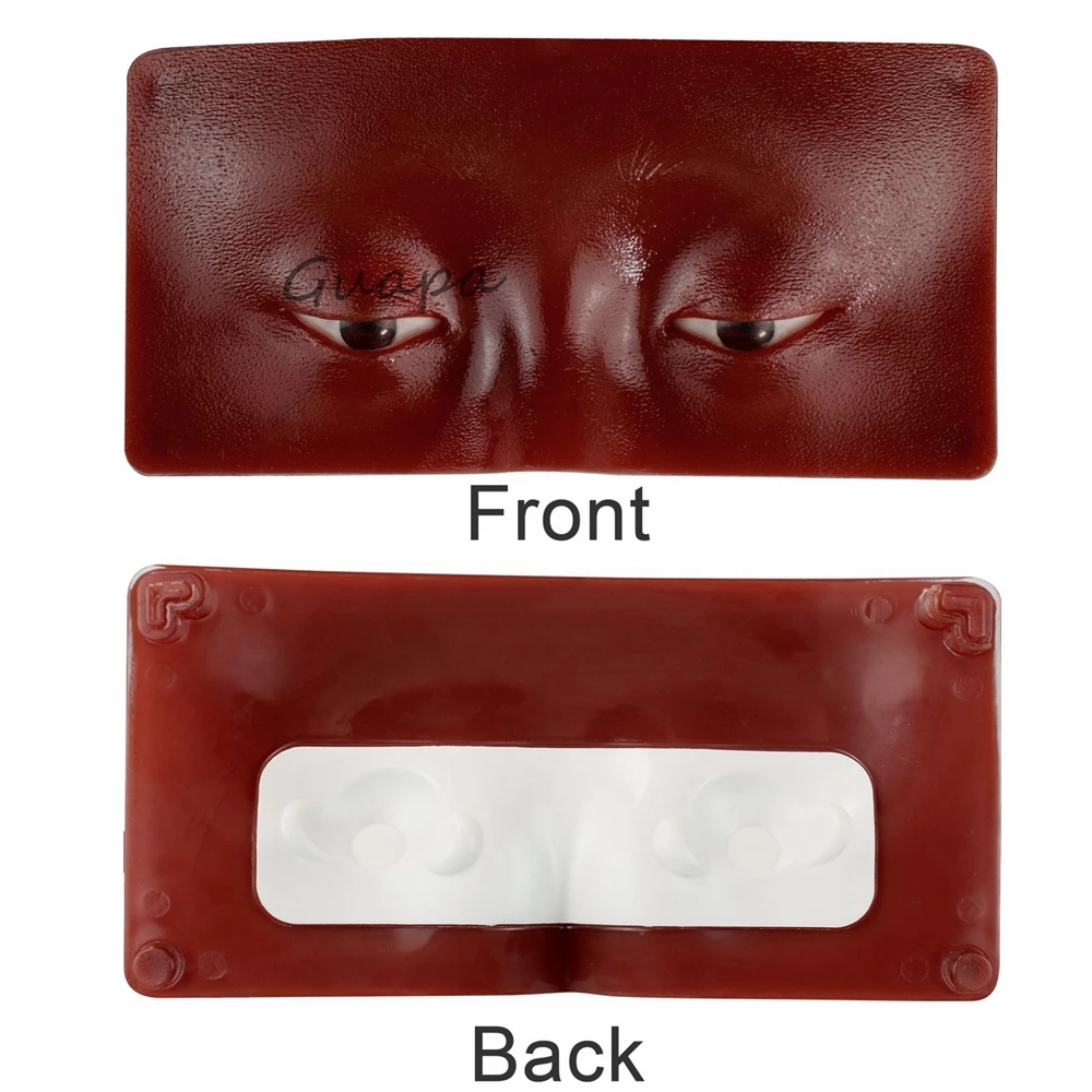 1 шт. темно-коричневый макияж доска для практики макияжа манекен Bionic лица