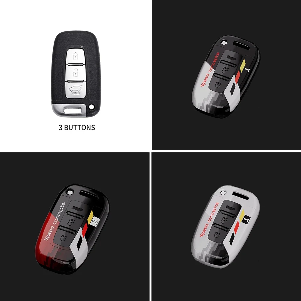 Чехол для автомобильного ключа Hyundai IX35 Sonata 8 Kia Forte Rio 3 K2 K3 K5 Sportage