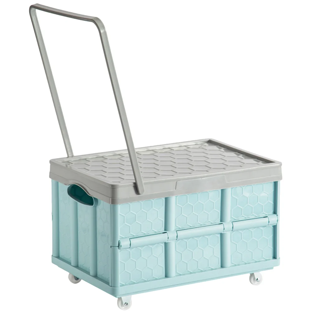 

Storage Folding Crate Box Collapsible Bins Rolling Stackable Foldable Container Camping Gallon Utility Boxes Basket Crates Cart