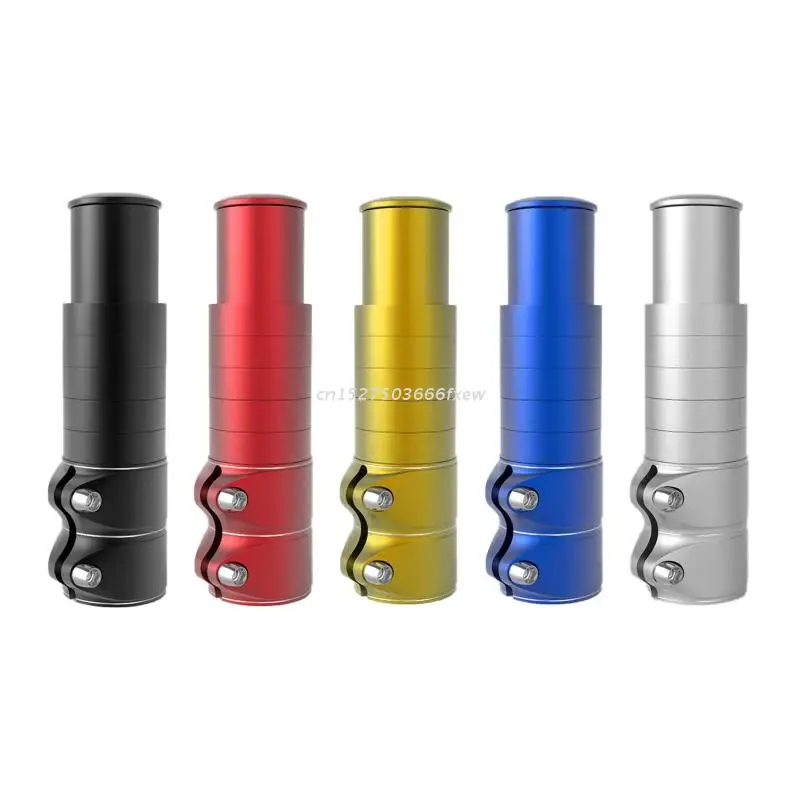 

Bike Stem Riser Aluminum Alloy MTB Handlebar Riser Fork Stem Extender Bicycle Handlebar Riser Head Up Adapter Easy Use