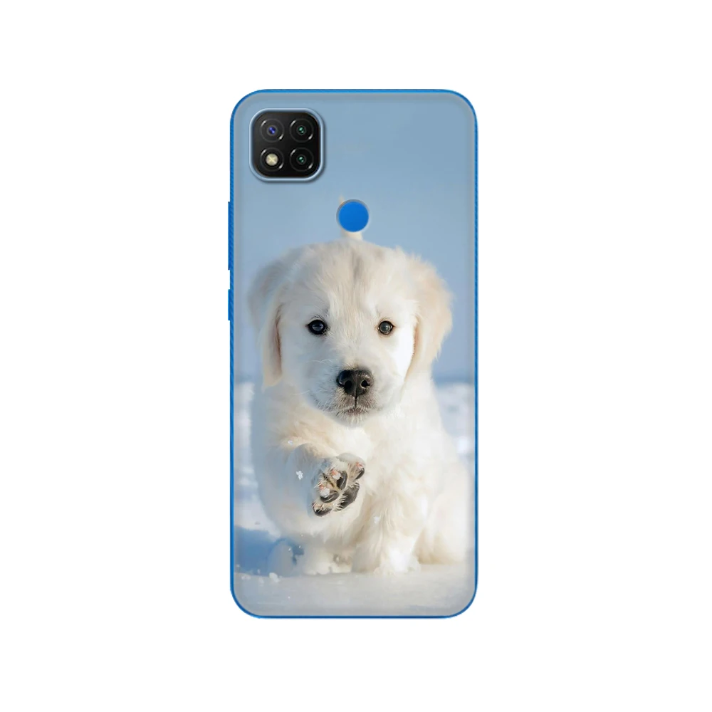 For xiaomi redmi 9C Case Soft TPU Silicon Phone Back Cover For redmi 9C NFC Case 6.53 inch etui bumper fundas coque animal dog