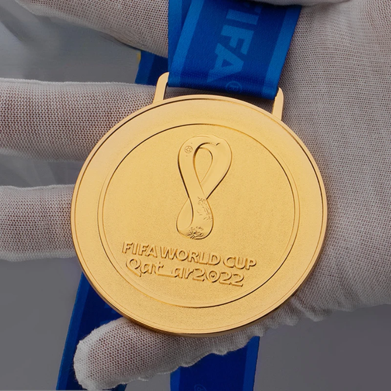 Медаль чемпионата мира по футболу 2022 медаль чемпиона значки копия золотой и