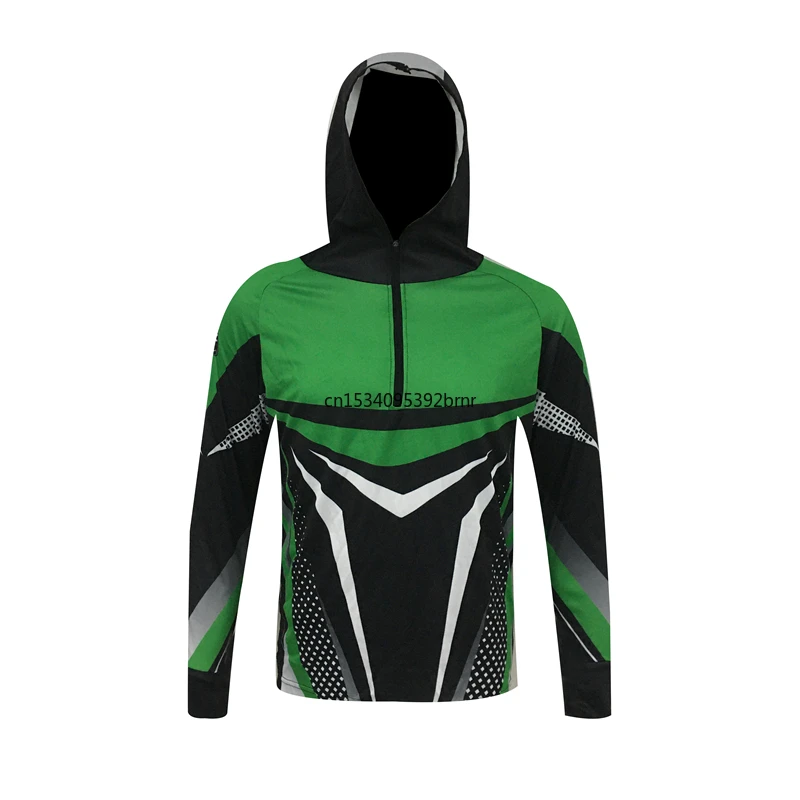 

Custom Sublimation Tournament Fishing Shirts Men's Long Sleeve Fishing Jersey Breathable Fishing Clothing