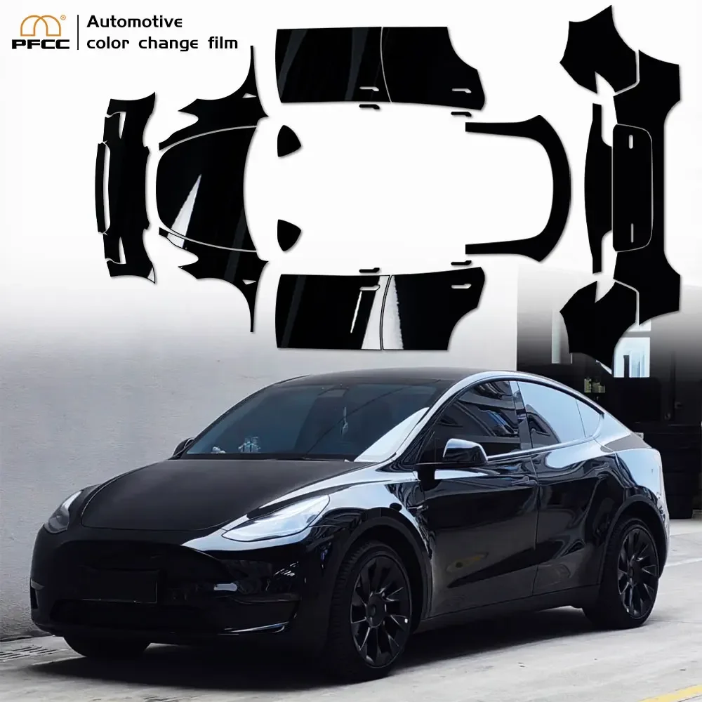 Предварительно вырезанная виниловая пленка из углеродного волокна