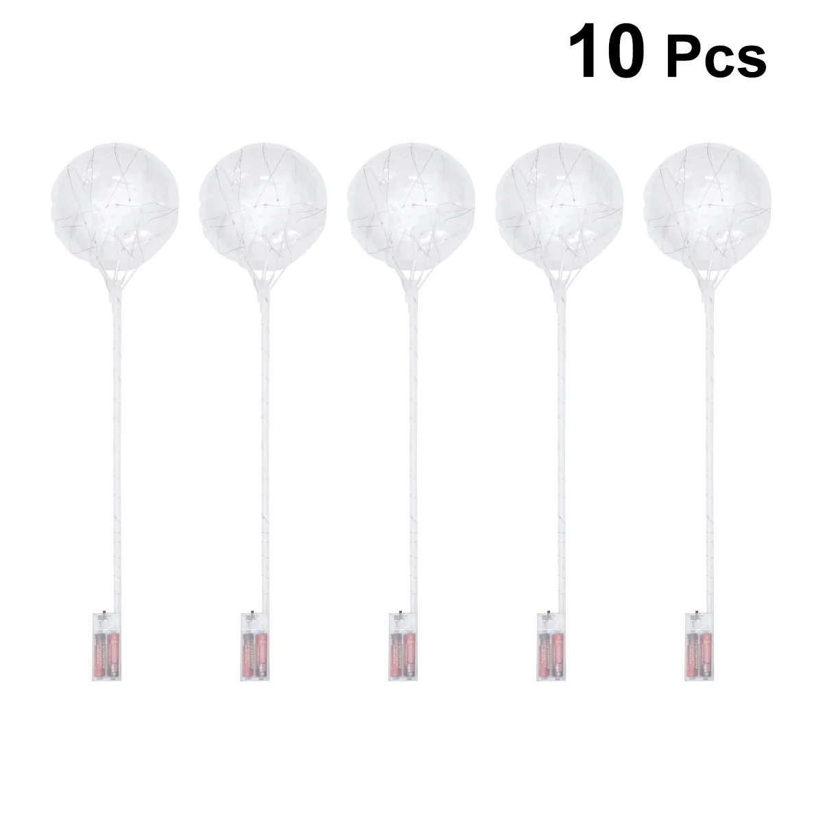 

10 шт., Светодиодные шарики в случайном стиле