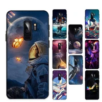 toplbpcs fuuny astronaut space phone case for samsung a51 a30s a52 a71 a12 for huawei honor 10i for oppo vivo y11 cover