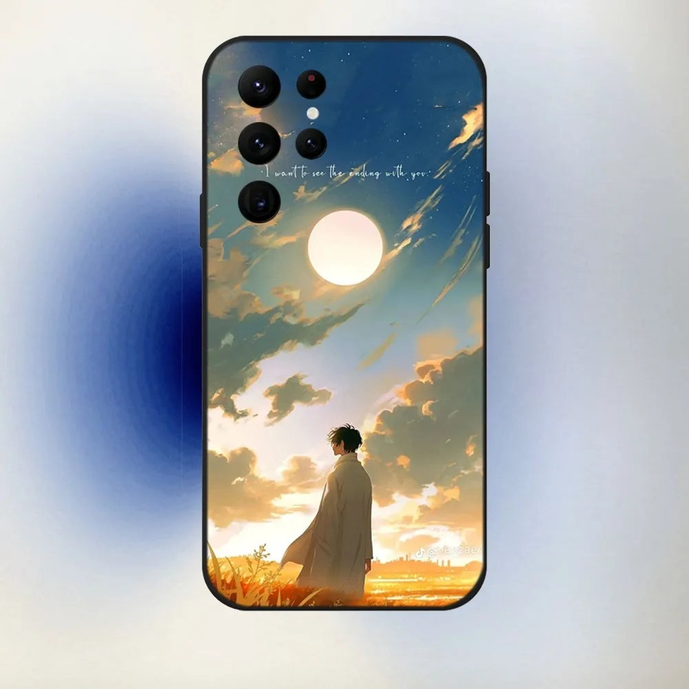 O-Omniscient Reader Viewpoint Phone Case For Samsung S24 23 22 30 21 10 9 Ultra Plus Lite FE 5G Black Soft