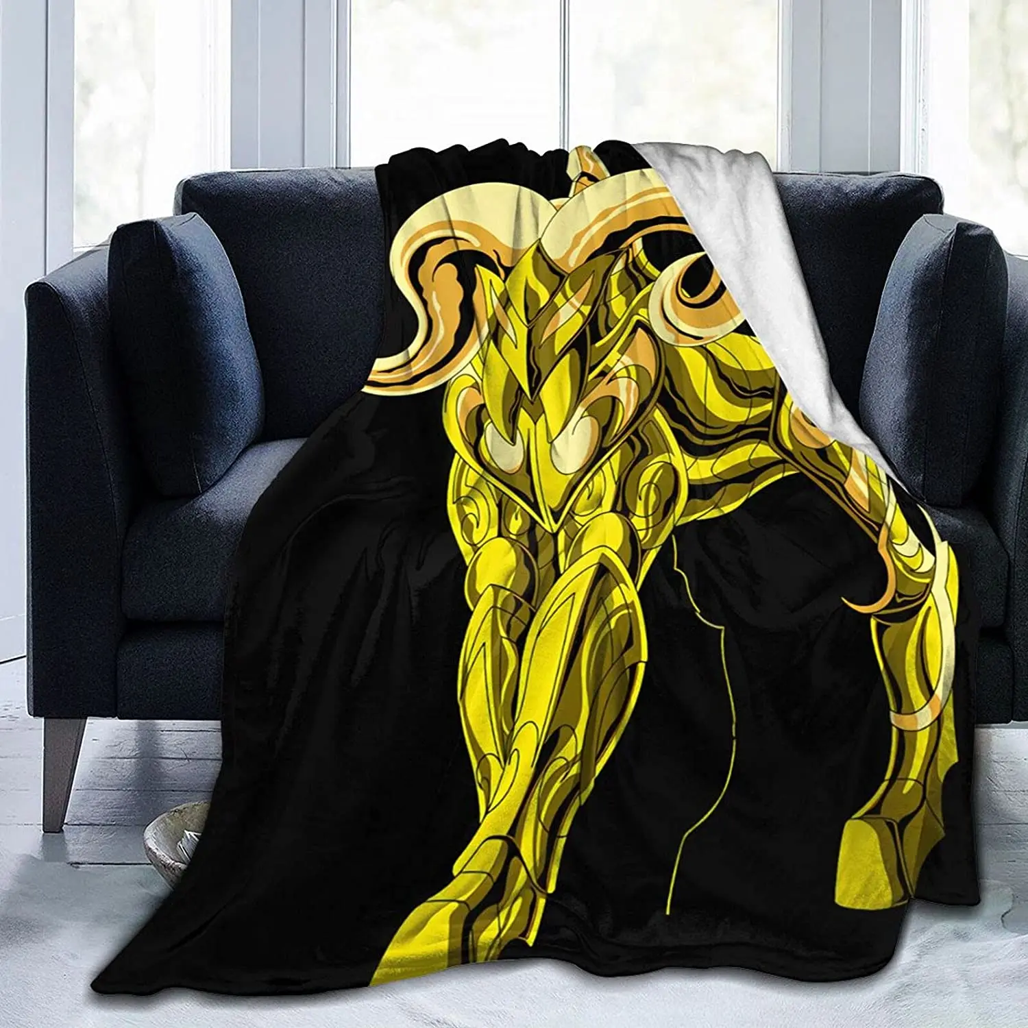 

Aries Mu Fluffy Soft and Comfortable Blanket, Anime Warm Embrace of Sympathy