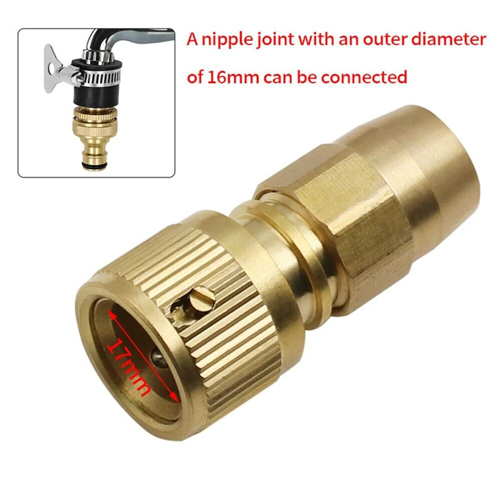

Water Tap Watering Connector Brass Nipple Expandable Hose For Garden High Quality Irrigation Device 1 Pcs Water Hose