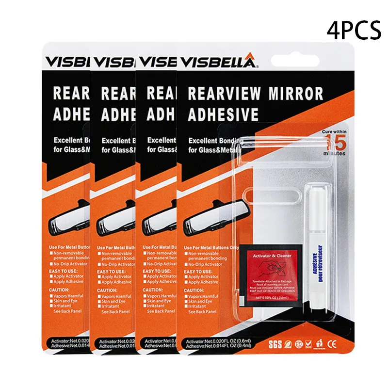 

VISBELLA автомобильный клей для зеркала заднего вида 15S, быстросклеивающийся клей, автоаксессуары, инструмент для ремонта металла и стекла