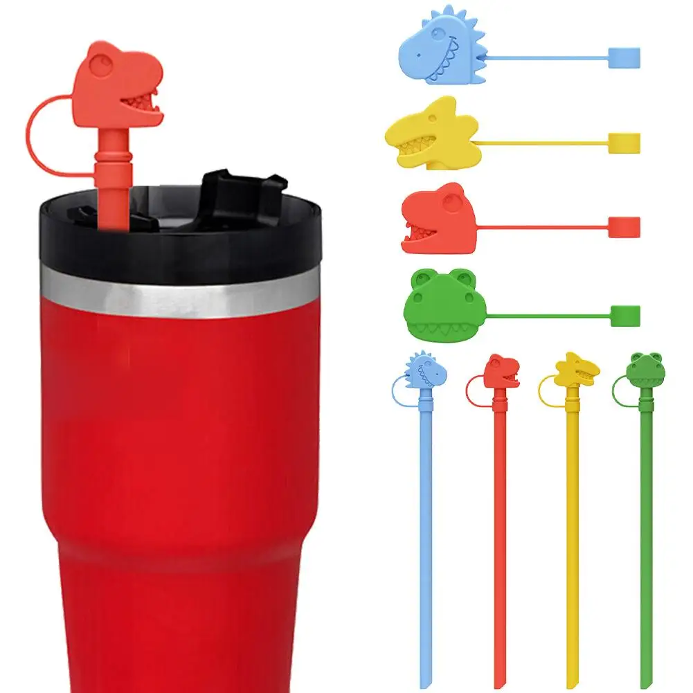 

Silicone Straw And Straw Cap For Stanley Accessories Straw Sleeve For Juice Cocktail Coffee Milk Dust Cap Party Bar X9S3