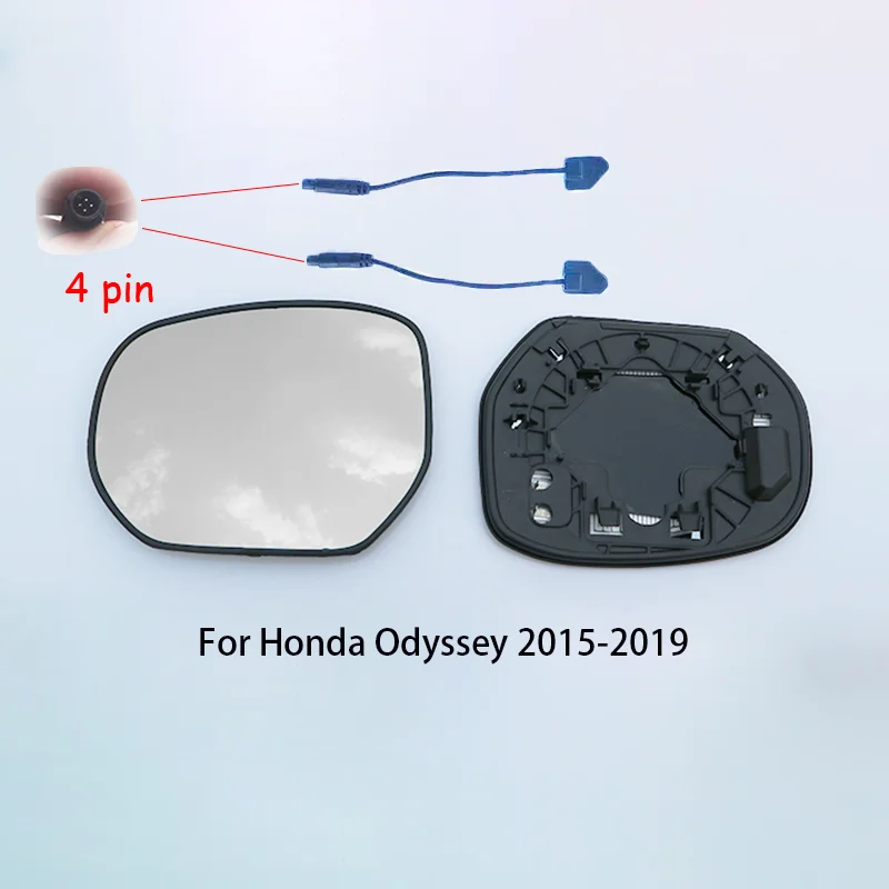 

1 пара боковых зеркал заднего вида, синие стеклянные линзы с слепой прожектором для HONDA Odyssey 2015-2019, автомобильное зеркало BSA BSD BSM