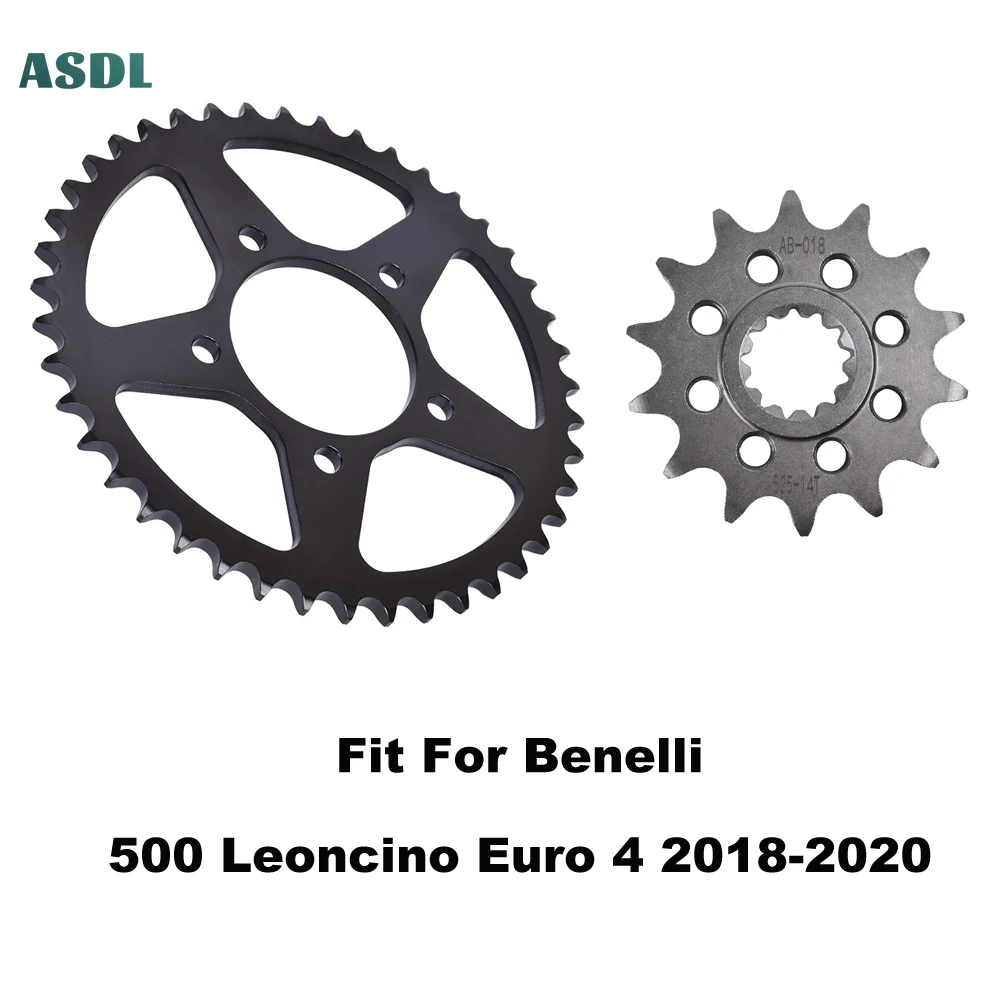 Передняя и задняя звездочка мотоцикла 525 43T 14T карбюрированная сталь для Benelli 500