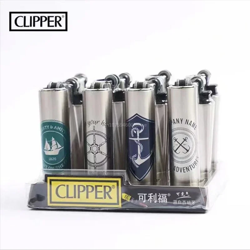Металлическая нейлоновая зажигалка Clipper
