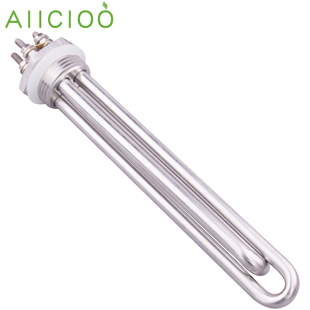 

DN25 Heating Element For Solar Water Heater Electric Immersion Tubular Heater Camper SUS304 DC 12V/24V/48V 300W 600W