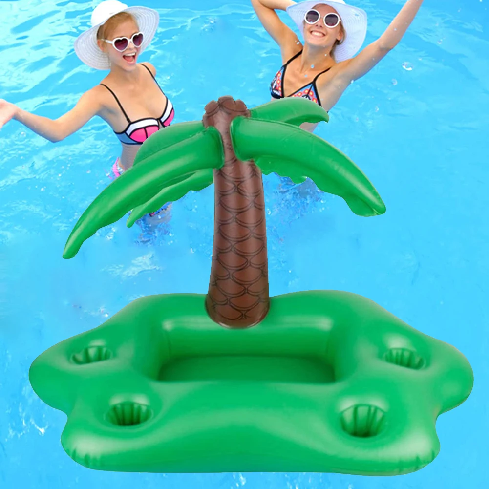

Swimming Pool Floating Water Drink Coaster Thickened PVC Beverage Bottle Holder Mushroom Umbrella Beverage Bottle Cup Holder