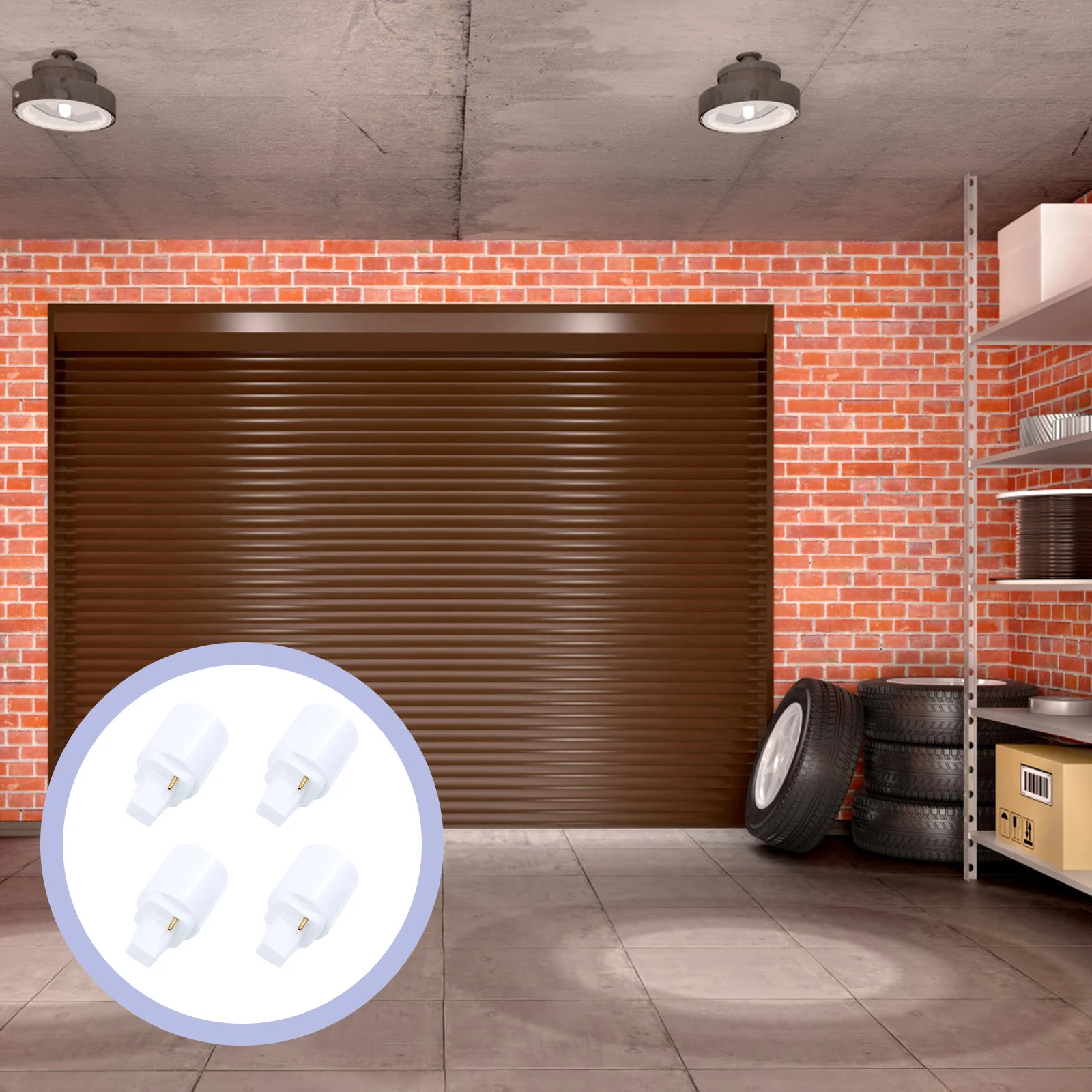 

4pcs Practical G24D To E27 Adapter Light Socket Base Light Bulb Adapter Converter