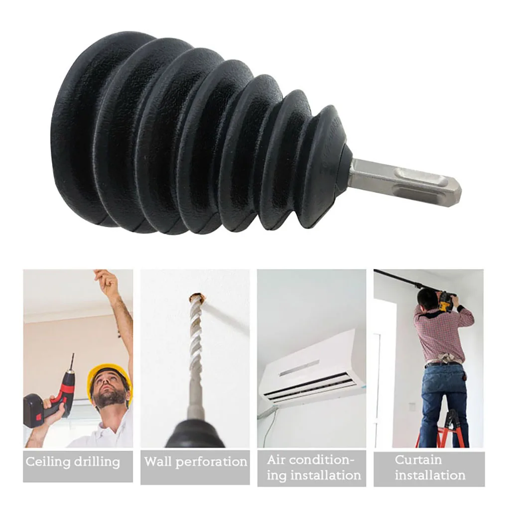 

Electric Drill Dust Cover Electric Impact Hammer Silicone Dust Collector Dust-proof Tool with 4Pcs Rubber Rings Power Tool