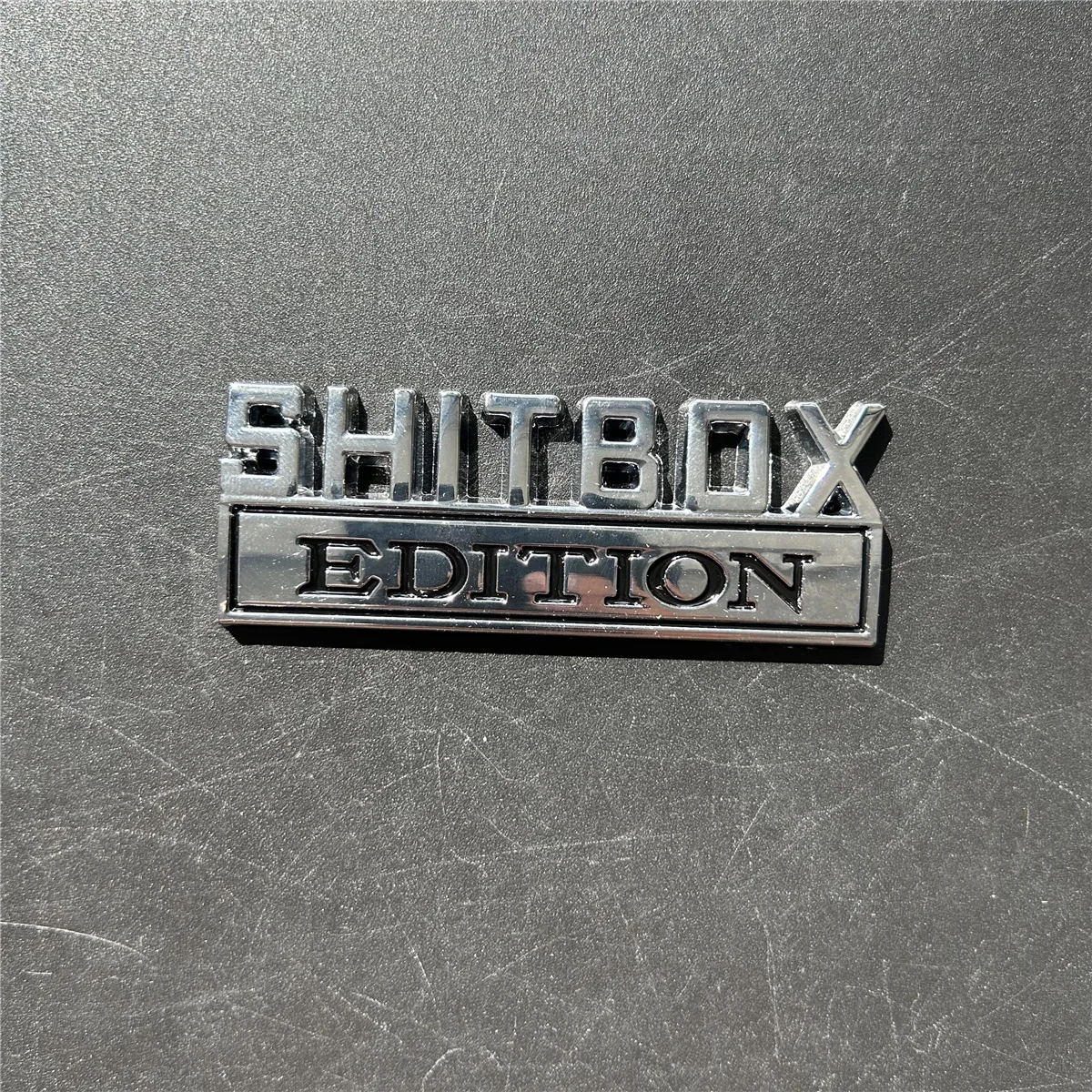 3 цвета 1 шт. 3D эмблема ABS SHITBOX EDITION значок автомобиля хвост боковая наклейка