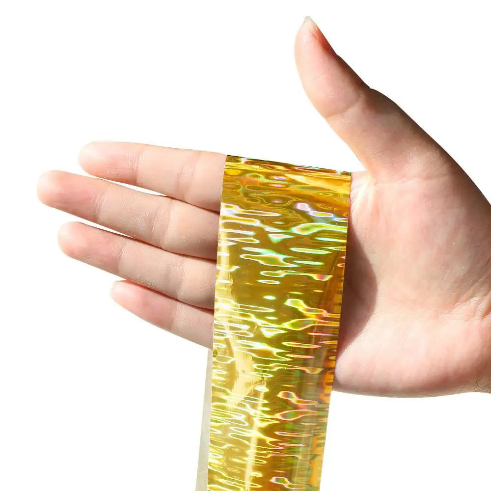 

1 ~ 10 шт. 5 цветов Фольга для ногтей с рисунком фантомная рыба волна искусственная радуга переводная наклейка украшение своими руками переводная картинка аксессуары для дизайна ногтей
