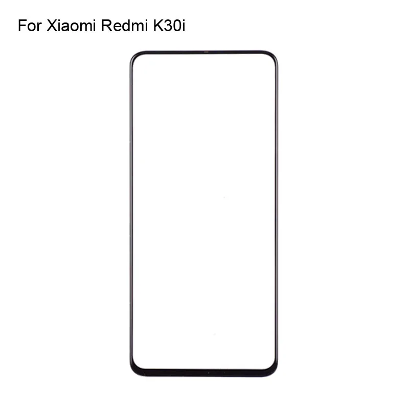 

2PCS For Xiaomi Redmi K30i Outer Glass Lens Xiao mi Redmi K 30i Touchscreen Touch screen Outer Screen Glass Cover without flex