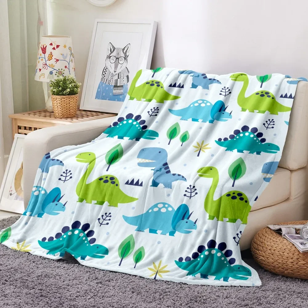 

Фланелевое Одеяло с мультяшным динозавром и 3D принтом, диван, кровать для отдыха, теплое одеяло, дорожное портативное одеяло, рождественский подарок