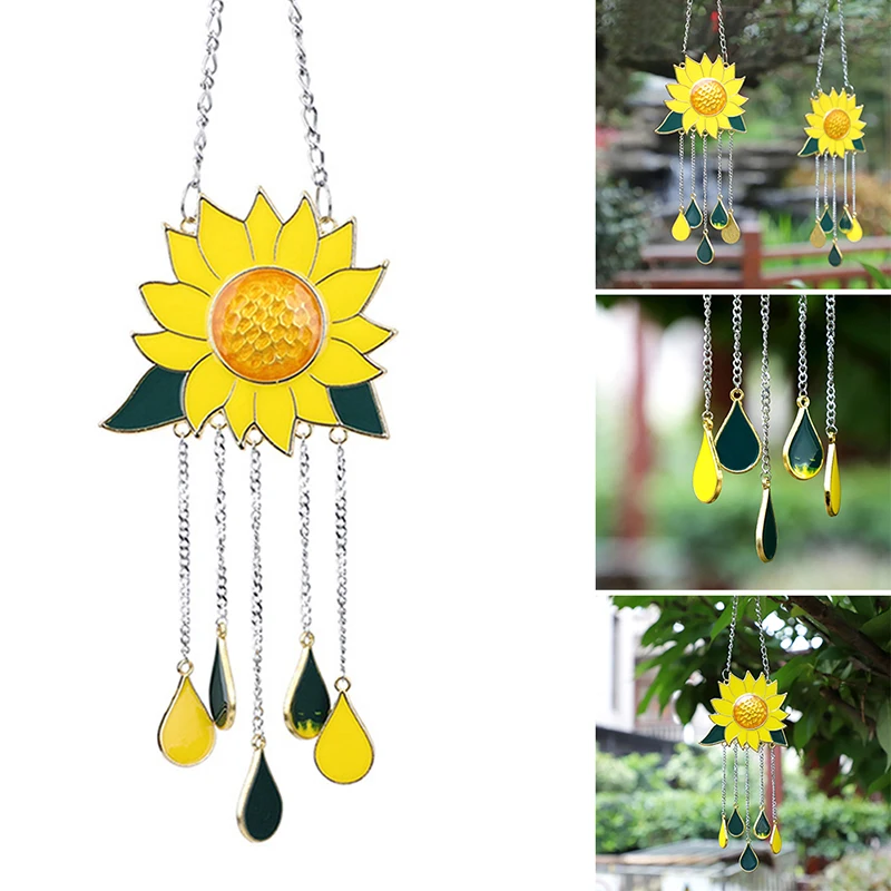 Односторонняя трехмерная подвеска в виде подсолнуха из сплава