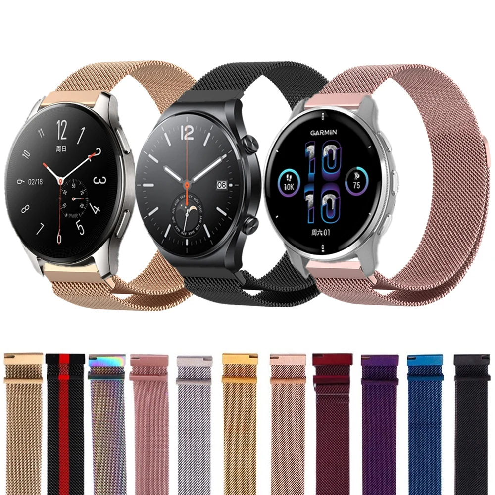 Ремешок для наручных часов с магнитной застежкой Garmin Vivomove Sport CAME 2 Plus ремешок из