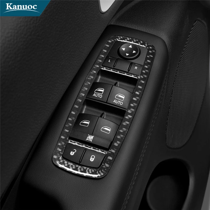 Наклейки на дверной подъемник из углеродного волокна для Dodge Durango 2014 2015 2016 2017 2018 2019