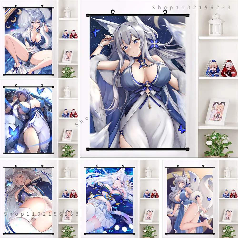 

Games Canvas Painting Azur Lane Shinano Poster Hanging Scrolls HD Art Print Home Children's Room Wall Picture Christmas Presents