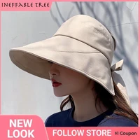 japan womens sun hat cycling breathable bow visor caps for women female brim empty top wide brim cap uv protection beach gorro